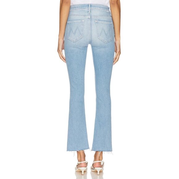 NWT Mother Insider Ankle Fray in Friendly Reminder High Crop Bootcut Jeans 27 - Picture 5 of 13